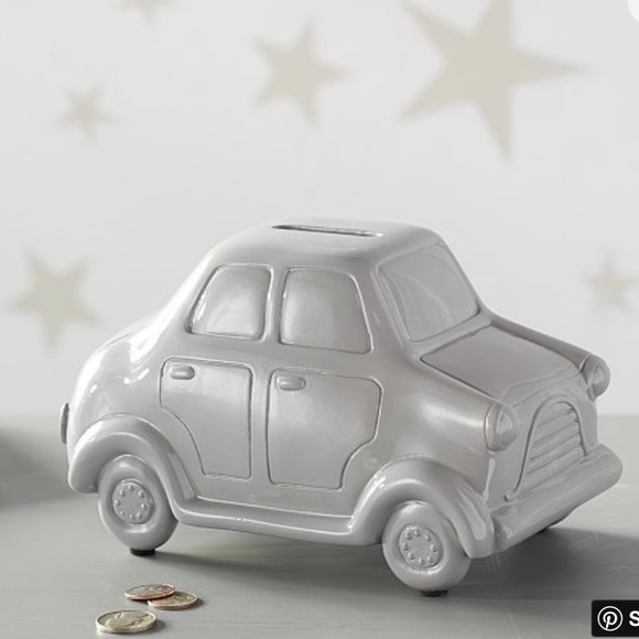 Pottery Bark Kids Gray Car Coin Bank - Picture 15 of 16